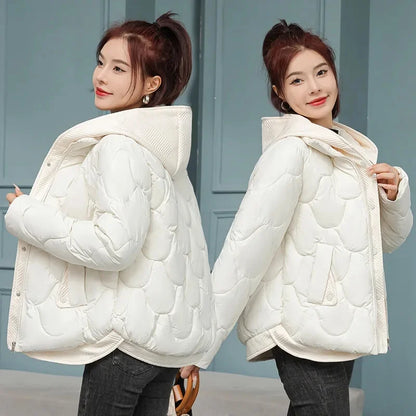 Winter Women Jacket Parkas Coat New Thick Warm Padded Coat Female Winter Outwear Loose Jacket Parkas Snow Wear Outwear