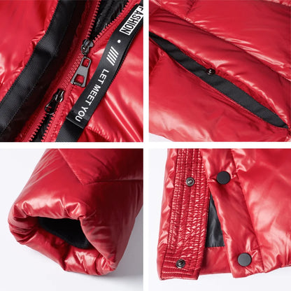 ICEbear 2023 Winter Fashionable Jacket Women's Hooded Warm Parkas Puffer Jackets Hight Quality Female Quilted Coat  GWD20155D