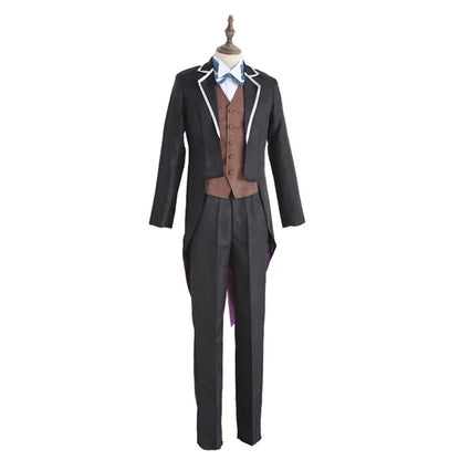 Re Zero kara Hajimeru Isekai Seikatsu Cosplay Costume Subaru Natsuki Hallowen Swallowtail Full Set Synthetic Wigs Waiter Uniform