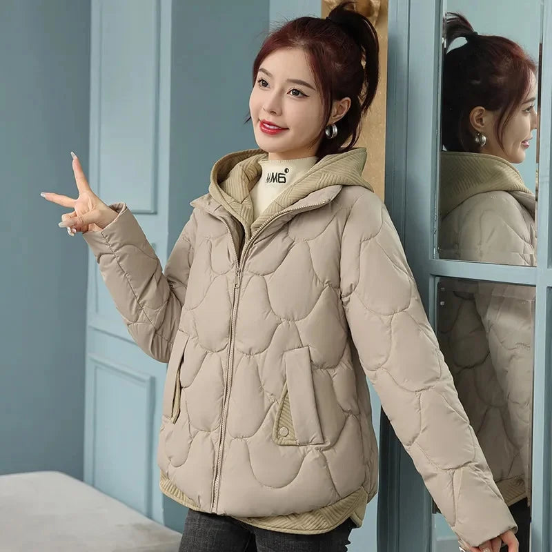 Winter Women Jacket Parkas Coat New Thick Warm Padded Coat Female Winter Outwear Loose Jacket Parkas Snow Wear Outwear