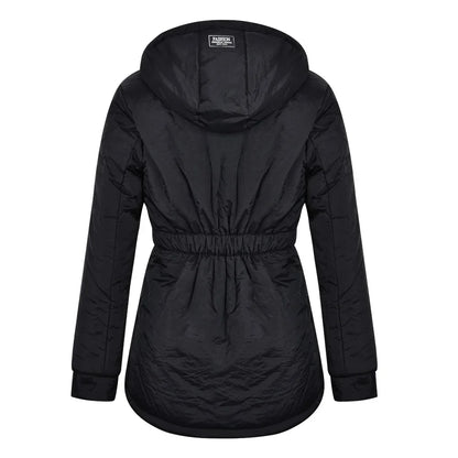 2024 New UZZDSS Winter Women Warm Parkas Hooded Thick Plush Winter Coats Female Mid-Long Cotton Jacket Warm Coat Outwear