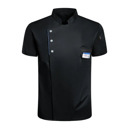 Chef Coat for Men Women Long Sleeve Kitchen Cook Jacket Restaurant Waiter Uniform