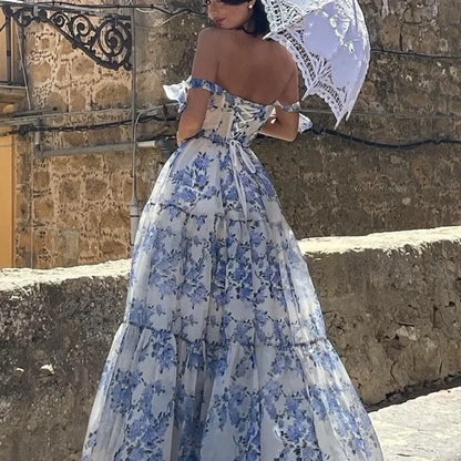2024 Autumn Winter New Strapless Women's Clothing Fashion One Shoulder Sequin Long Tail Evening Dress Dress