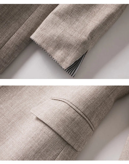 Fashion Business Plaid Suits Women Work Office Ladies Long Sleeve Spring Casual Blazer  New Jackets for Women Coats
