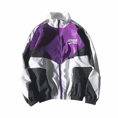 Deeptown Vintage Y2k Bomber Jacket Women Windbreak Oversized Korean Fashion Varsity Track Jackets Hip Hop Loose Outdoor Casual