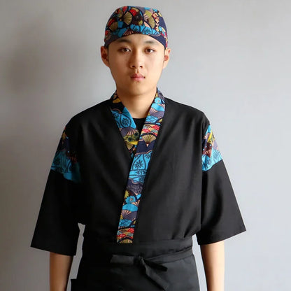 Uniform Working Clothes Cook Chef Sushi Restaurant Waiter Jacket Style Kitchen Japan Summer Korea Costume Men's Hotel Female