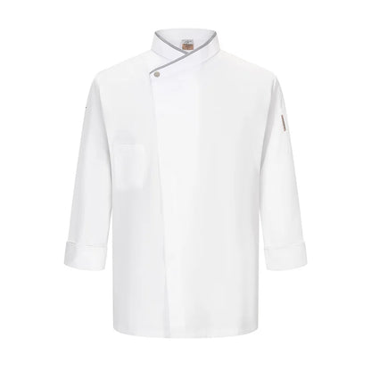 Unisex Chef Coat Men Women Long/Short Cook Jacket Restaurant Hotel F&B Uniform Baker Waiter Wear