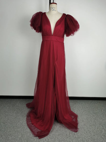 Plus Size Women 5xl Dresses Mesh Sleeveless Party Elegant Dresses 2023 Summer Lady Fashion Split Gowns Evening Wholesale Clothes