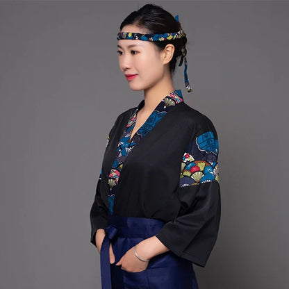Uniform Working Clothes Cook Chef Sushi Restaurant Waiter Jacket Style Kitchen Japan Summer Korea Costume Men's Hotel Female