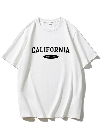 Blessyuki Fashion Simple Letter Print Cotton T-shirts Women Casual Cotton Plus Size Streetwear Tees Femael Basic Hip Hop Tops