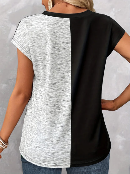 Women's Plus Size Top Summer Chic Elegant Top For Chubby Women's Fashion Top
