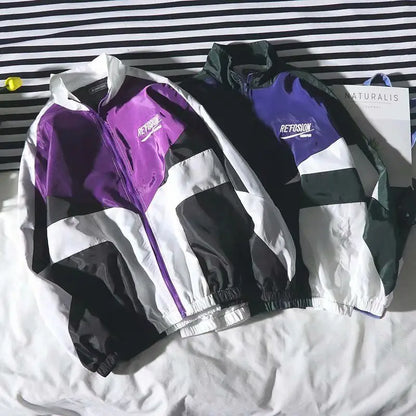 Deeptown Vintage Y2k Bomber Jacket Women Windbreak Oversized Korean Fashion Varsity Track Jackets Hip Hop Loose Outdoor Casual