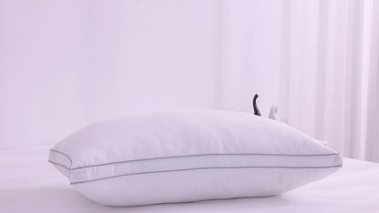 Premium Bed Pillows 2 pack, Fluffy and Supportive 7D Down Alternative Bed Pillow, Stomach or Side Sleepers, Luxury Soft Hotel Quality Relief Neck Head and Shoulder Pain, Machine Washable