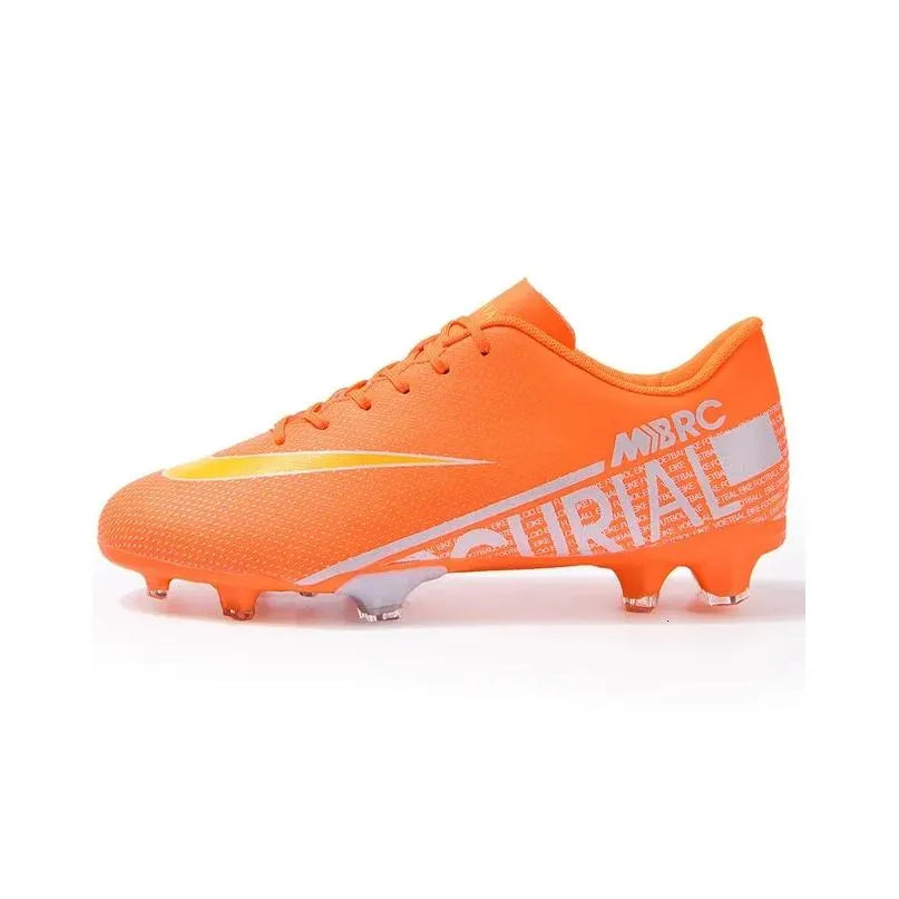 Soccer Shoes Low-Top Mens Teens Outdoor Training Football Boots Ag/Tf Boys Non-Slip Ankle Sneakers Est Chuteiras De Futebol 240611 Dro Dhwqf