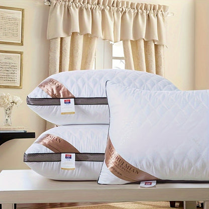 Premium Breathable Down Alternative Pillow - Skin-Friendly, Machine Washable for Side & Back Sleepers, Nautical Theme