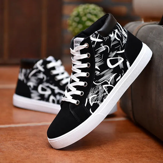 Autumn Sneaker Shoes Men Lightweight Board Shoes Outdoor Canvas Comfortable Sports Shoe