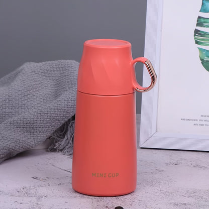 1pc-8.79oz/260ml Insulated Stainless Steel Thermal Flask Cup - Durable, Leak-Proof, and Vacuum Insulated for Hot and Cold Drinks - Perfect for Outdoor Camping, Traveling, Office Use, and Back to School Supplies
