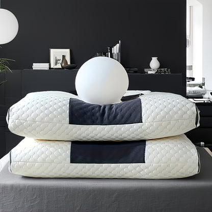 1pc/2pcs, Memory Foam Neck Pillow, Antibacterial Cotton, Ergonomic Contour Design, Removable Cover, Ideal for Holiday Gifts, Polyester (Polyester Fiber) Material, No Battery, No Embellishments