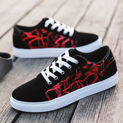 Autumn Sneaker Shoes Men Lightweight Board Shoes Outdoor Canvas Comfortable Sports Shoe