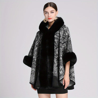 25.60"X64.96" Luxurious Imitation Rabbit Fur Shawl Scarf Collar - Soft, Warm, and Cozy Winter Cloak Wrap with Imitation Cashmere Feel - Perfect for Cold Weather, Outdoor Activities, and Fashion Statement