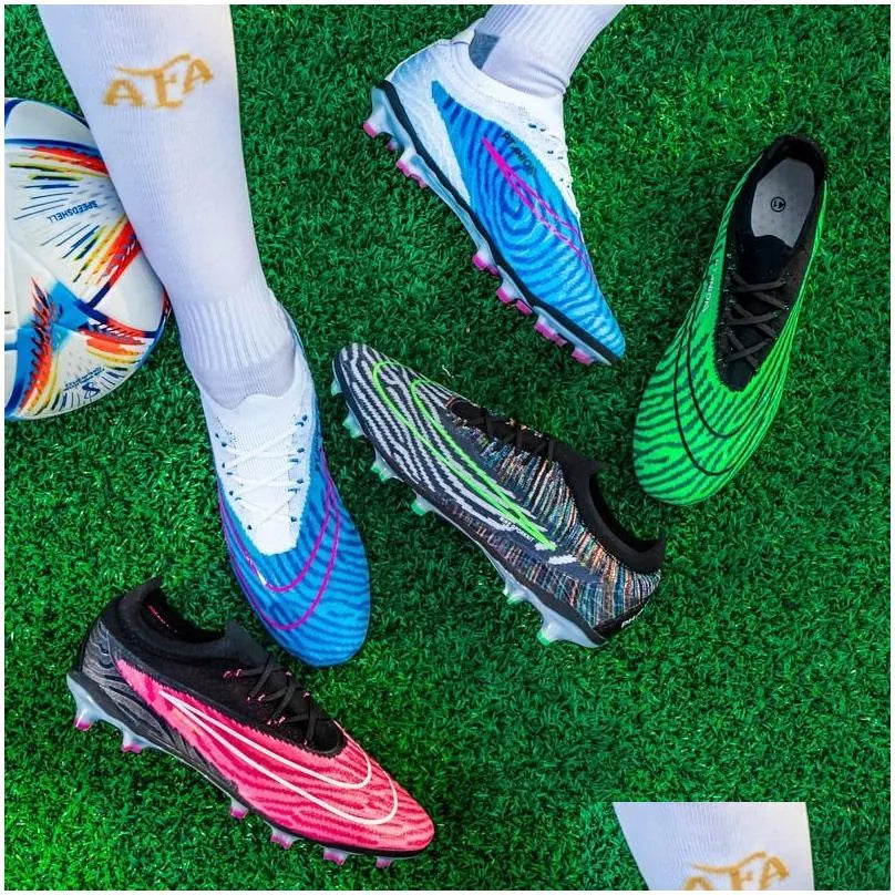 Soccer Shoes Men Football Field Boots Low-Top Professional Tralight Outdoor Cleats Training Ankle Sneakers 240607 Drop Delivery Access Dhtwf