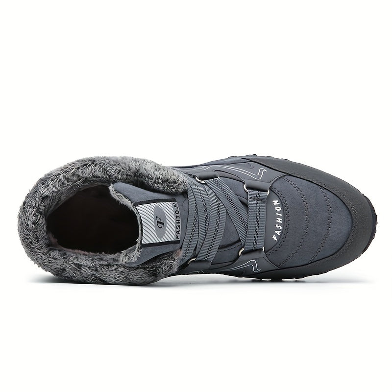 Winter Warrior Hiking Boots - Ultra-Warm Plush Lining, Durable Non-Slip Soles, Comfortable Fit, Breathable Membrane, Waterproof, Insulated, Perfect for Hiking, Climbing, Hunting, Trekking, Fall and Winter Outdoor Activities