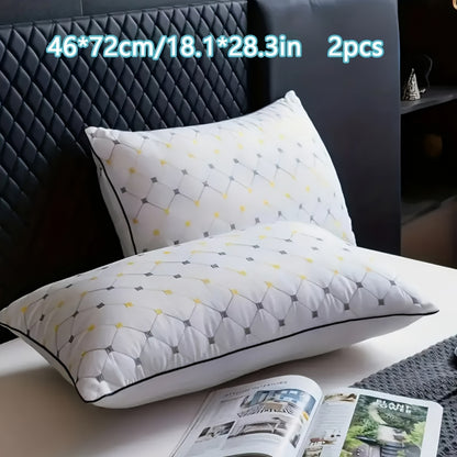 1pc/2pcs - Family combo - Luxury Hotel grade neck Support pillow - Soft polyester, hand pc/washable - perfect for side sleepers