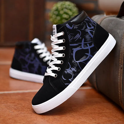 Autumn Sneaker Shoes Men Lightweight Board Shoes Outdoor Canvas Comfortable Sports Shoe