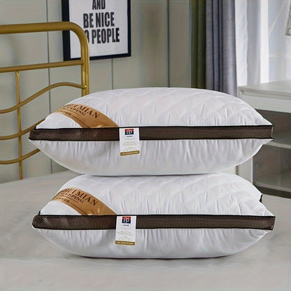 Premium Breathable Down Alternative Pillow - Skin-Friendly, Machine Washable for Side & Back Sleepers, Nautical Theme