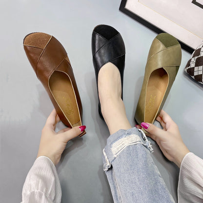 All-Day Comfort & Style: Women's Lightweight, Breathable Oxford Shoes - Non-Slip, Slip-On, Perfect for Spring