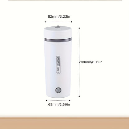 Portable Stainless Steel Electric Kettle: Enjoy Hot Water On-the-Go With This Travel Insulated Cup!