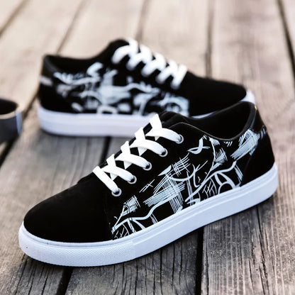 Autumn Sneaker Shoes Men Lightweight Board Shoes Outdoor Canvas Comfortable Sports Shoe