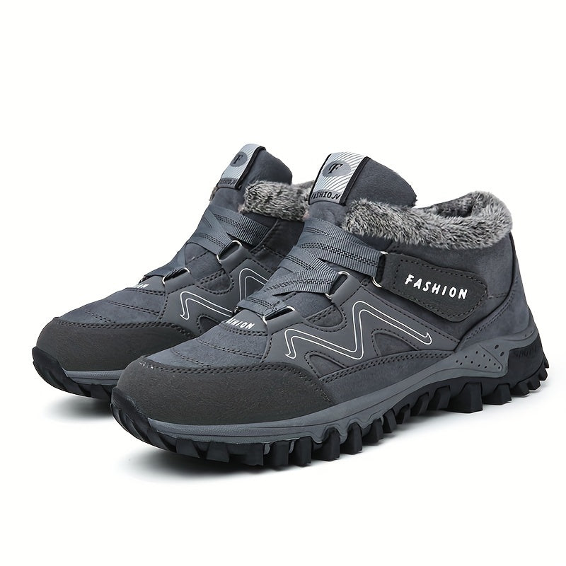 Winter Warrior Hiking Boots - Ultra-Warm Plush Lining, Durable Non-Slip Soles, Comfortable Fit, Breathable Membrane, Waterproof, Insulated, Perfect for Hiking, Climbing, Hunting, Trekking, Fall and Winter Outdoor Activities