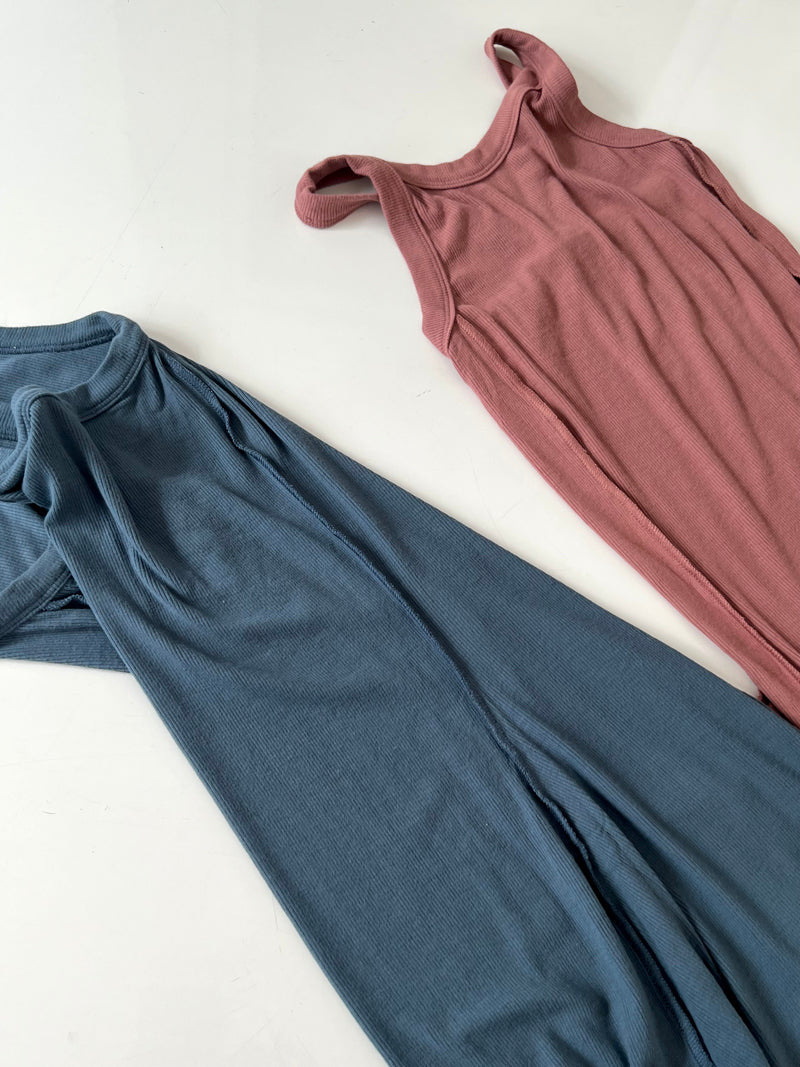 Zllkl Gigi Solid Color Spaghetti Strap Slim Casual Minimalist Long Dress